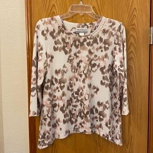 Sparkling Animal Print Sweater S